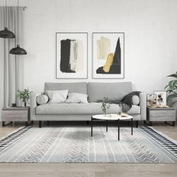 vidaXL Mesas de centro 2 uds madera ingeniería gris Sonoma 50x46x35 cm