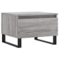 vidaXL Mesas de centro 2 uds madera ingeniería gris Sonoma 50x46x35 cm vidaXL Mesas de centro 2 uds madera ingeniería gris Sonoma 50x46x35 cm