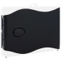 vidaXL Camilla de masaje plegable 3 zonas aluminio negro y blanco vidaXL Camilla de masaje plegable 3 zonas aluminio negro y blanco