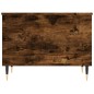 vidaXL Mesa de centro madera contrachapada roble ahumado 60x44,5x45 cm