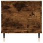 vidaXL Mesa de centro madera contrachapada roble ahumado 60x44,5x45 cm