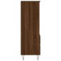 vidaXL Aparador alto madera contrachapada roble marrón 40x36x110 cm vidaXL Aparador alto madera contrachapada roble marrón 40x36x110 cm