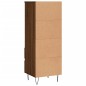 vidaXL Aparador alto madera contrachapada roble marrón 40x36x110 cm vidaXL Aparador alto madera contrachapada roble marrón 40x36x110 cm