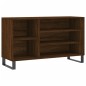 vidaXL Mueble zapatero madera contrachapada roble marrón 102x36x60 cm