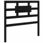 vidaXL Estructura de cama madera maciza de pino negra 90x200 cm