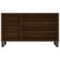 vidaXL Mueble zapatero madera contrachapada roble marrón 102x36x60 cm
