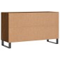 vidaXL Mueble zapatero madera contrachapada roble marrón 102x36x60 cm