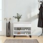 vidaXL Mueble zapatero madera contrachapada blanco 70x36x60 cm vidaXL Mueble zapatero madera contrachapada blanco 70x36x60 cm
