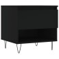 vidaXL Mesas de centro 2 uds madera de ingeniería negro 50x46x50 cm vidaXL Mesas de centro 2 uds madera de ingeniería negro 50x46x50 cm