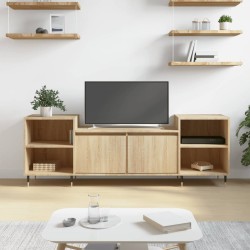 vidaXL Mueble para TV madera contrachapada roble Sonoma 160x35x55 cm