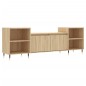 vidaXL Mueble para TV madera contrachapada roble Sonoma 160x35x55 cm