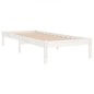 vidaXL Estructura de cama madera maciza de pino blanco 100x200 cm vidaXL Estructura de cama madera maciza de pino blanco 100x200 cm