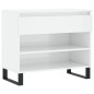 vidaXL Mueble zapatero madera contrachapada blanco brillo 70x36x60 cm vidaXL Mueble zapatero madera contrachapada blanco brillo 70x36x60 cm