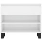 vidaXL Mueble zapatero madera contrachapada blanco brillo 70x36x60 cm vidaXL Mueble zapatero madera contrachapada blanco brillo 70x36x60 cm