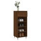 vidaXL Mueble zapatero madera contrachapada roble marrón 40x36x105 cm