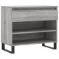 vidaXL Mueble zapatero madera contrachapada gris Sonoma 70x36x60 cm vidaXL Mueble zapatero madera contrachapada gris Sonoma 70x36x60 cm