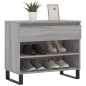 vidaXL Mueble zapatero madera contrachapada gris Sonoma 70x36x60 cm vidaXL Mueble zapatero madera contrachapada gris Sonoma 70x36x60 cm