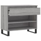 vidaXL Mueble zapatero madera contrachapada gris Sonoma 70x36x60 cm vidaXL Mueble zapatero madera contrachapada gris Sonoma 70x36x60 cm