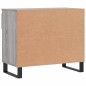 vidaXL Mueble zapatero madera contrachapada gris Sonoma 70x36x60 cm vidaXL Mueble zapatero madera contrachapada gris Sonoma 70x36x60 cm