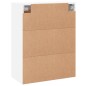vidaXL Armarios de pared 2 uds madera de ingeniería blanco vidaXL Armarios de pared 2 uds madera de ingeniería blanco