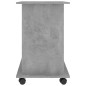 vidaXL Mesa de ordenador madera contrachapada gris hormigón 80x50x75cm vidaXL Mesa de ordenador madera contrachapada gris hormigón 80x50x75cm