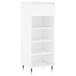 vidaXL Mueble zapatero madera contrachapada blanco 40x36x105 cm vidaXL Mueble zapatero madera contrachapada blanco 40x36x105 cm