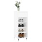 vidaXL Mueble zapatero madera contrachapada blanco 40x36x105 cm vidaXL Mueble zapatero madera contrachapada blanco 40x36x105 cm