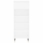 vidaXL Mueble zapatero madera contrachapada blanco 40x36x105 cm vidaXL Mueble zapatero madera contrachapada blanco 40x36x105 cm