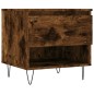 vidaXL Mesa de centro madera de ingeniería roble ahumado 50x46x50 cm vidaXL Mesa de centro madera de ingeniería roble ahumado 50x46x50 cm