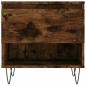 vidaXL Mesa de centro madera de ingeniería roble ahumado 50x46x50 cm vidaXL Mesa de centro madera de ingeniería roble ahumado 50x46x50 cm