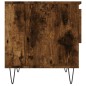 vidaXL Mesa de centro madera de ingeniería roble ahumado 50x46x50 cm vidaXL Mesa de centro madera de ingeniería roble ahumado 50x46x50 cm