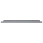 vidaXL Repisa para marcos de fotos 2 uds MDF gris 80x9x3 cm vidaXL Repisa para marcos de fotos 2 uds MDF gris 80x9x3 cm