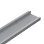 vidaXL Repisa para marcos de fotos 2 uds MDF gris 80x9x3 cm vidaXL Repisa para marcos de fotos 2 uds MDF gris 80x9x3 cm