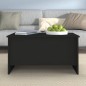 vidaXL Mesa de centro madera contrachapada negra 80x55,5x41,5 cm vidaXL Mesa de centro madera contrachapada negra 80x55,5x41,5 cm