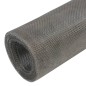 vidaXL Malla mosquitera de acero inoxidable plateada 100x1000 cm vidaXL Malla mosquitera de acero inoxidable plateada 100x1000 cm
