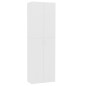 vidaXL Armario de oficina de madera contrachapada blanco 60x32x190 cm vidaXL Armario de oficina de madera contrachapada blanco 60x32x190 cm