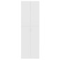 vidaXL Armario de oficina de madera contrachapada blanco 60x32x190 cm vidaXL Armario de oficina de madera contrachapada blanco 60x32x190 cm