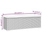 vidaXL Banco otomana con cojín ratán sintético negro 110x30x40 cm vidaXL Banco otomana con cojín ratán sintético negro 110x30x40 cm