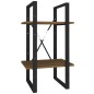 vidaXL Estantería 2 niveles madera marrón roble 40x30x70 cm vidaXL Estantería 2 niveles madera marrón roble 40x30x70 cm