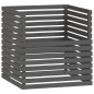 vidaXL Compostador de madera maciza de pino gris 100x100x102 cm vidaXL Compostador de madera maciza de pino gris 100x100x102 cm