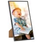 vidaXL Marcos de foto collage de mesa 3 uds negro MDF 13x18 cm