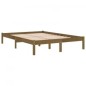 vidaXL Estructura de cama madera maciza de pino marrón miel 120x200 cm vidaXL Estructura de cama madera maciza de pino marrón miel 120x200 cm