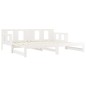 vidaXL Sofá cama extraíble madera maciza de pino blanco 2x(90x200) cm vidaXL Sofá cama extraíble madera maciza de pino blanco 2x(90x200) cm