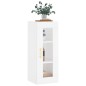 vidaXL Armario de pared blanco 34,5x34x90 cm