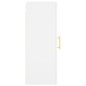 vidaXL Armario de pared blanco 34,5x34x90 cm