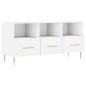 vidaXL Mueble de TV madera de ingeniería blanco 102x36x50 cm vidaXL Mueble de TV madera de ingeniería blanco 102x36x50 cm
