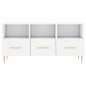 vidaXL Mueble de TV madera de ingeniería blanco 102x36x50 cm vidaXL Mueble de TV madera de ingeniería blanco 102x36x50 cm