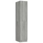 vidaXL Armario boticario contrachapado gris Sonoma 30x42,5x150 cm