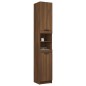 vidaXL Armario de baño contrachapada marrón roble 32x34x188,5 cm vidaXL Armario de baño contrachapada marrón roble 32x34x188,5 cm