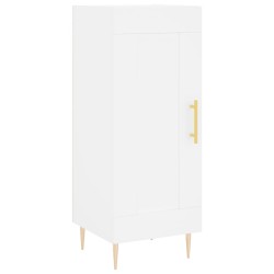 vidaXL Aparador madera de ingeniería blanco 34,5x34x90 cm